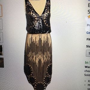 BABEYOND Women's V Neck 1920s Embellished Gatsby